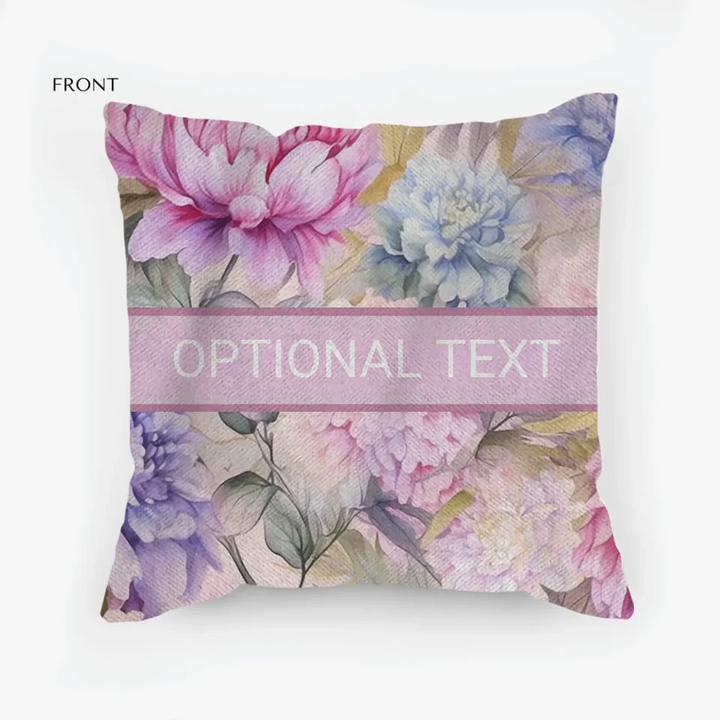 Watercolor Delicate Blooms Pillows