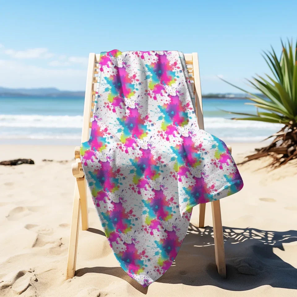 Canva beach towel on chair OVERLAY