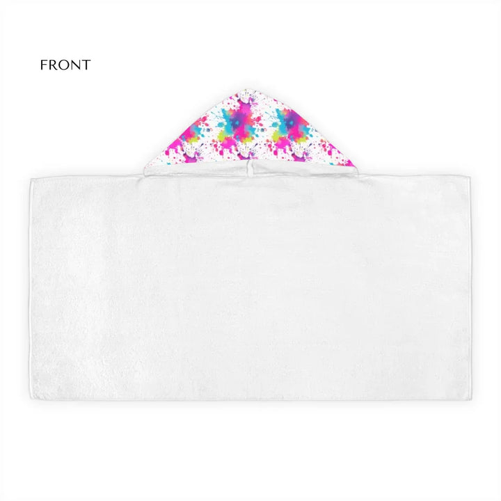 YOUTH HOODED TOWEL Flat Front