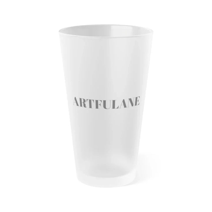 FROSTED PINT GLASS ARTFULANE