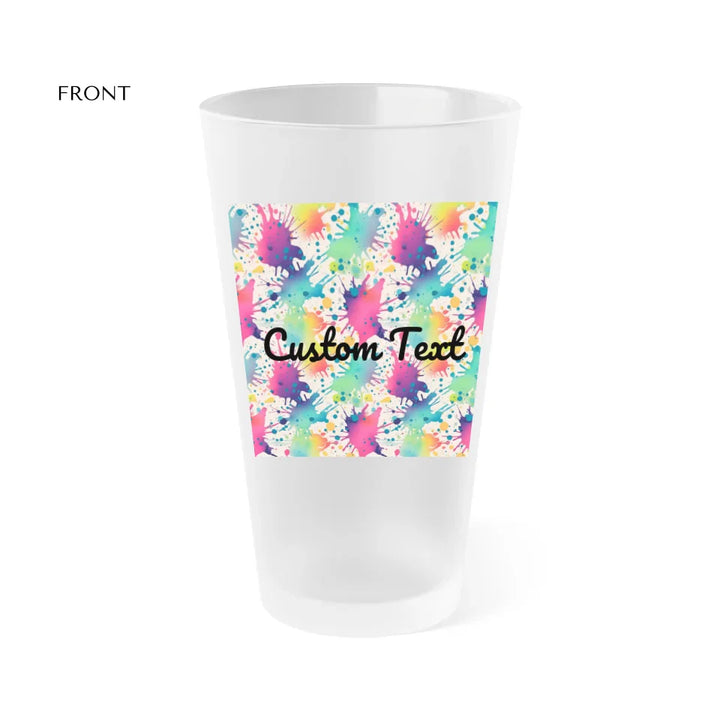 FROSTED PINT GLASS FRONT