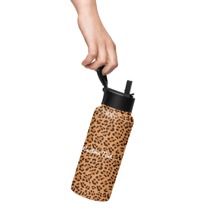 Custom Animal Print Water Bottles and Tumblers