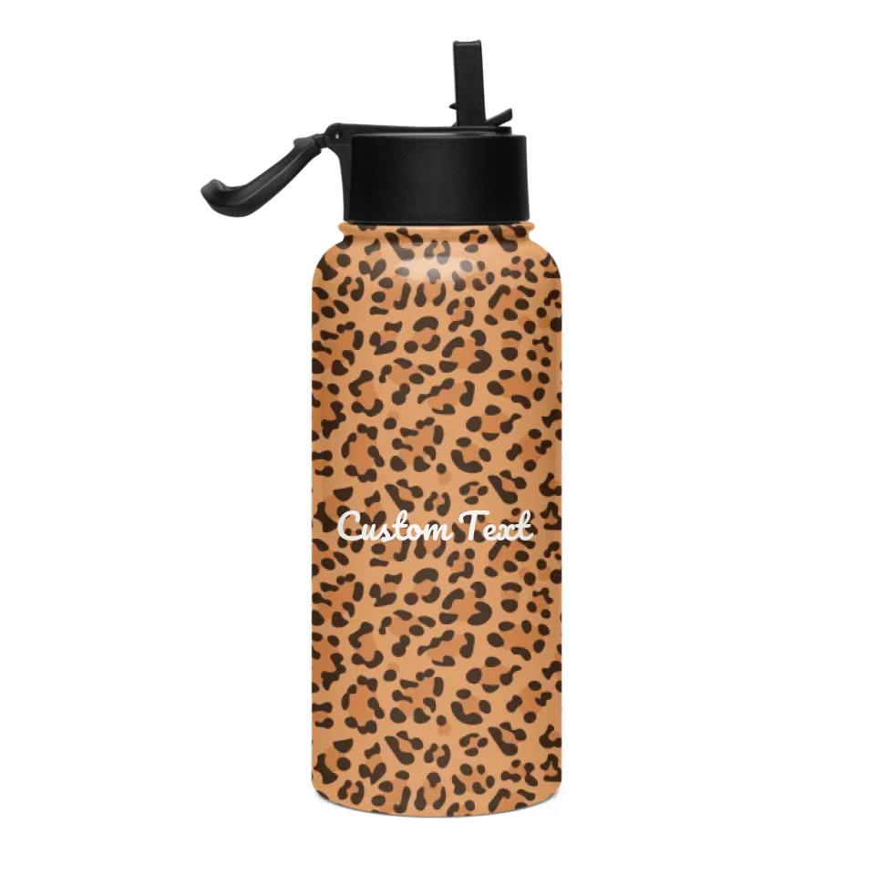 Custom Animal Print Water Bottles and Tumblers