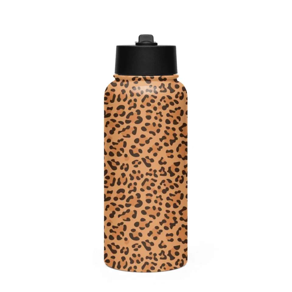 Custom Animal Print Water Bottles and Tumblers