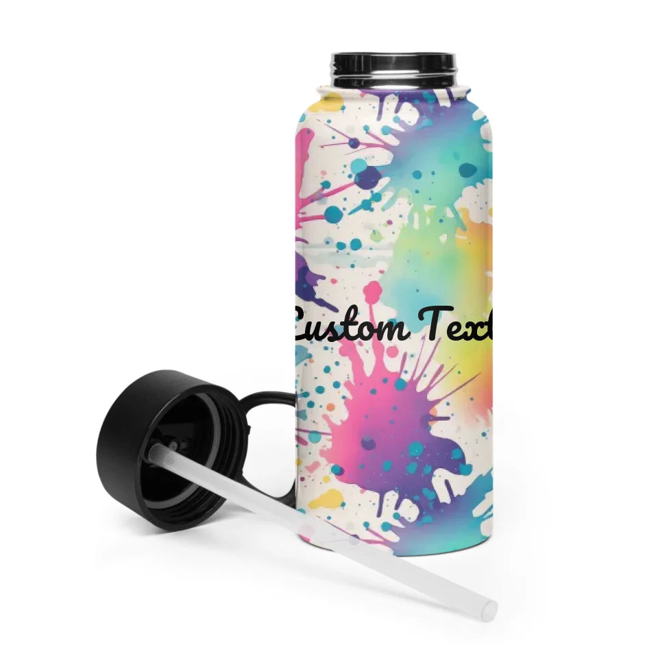 Custom Paint Splashes Bottles and Tumblers