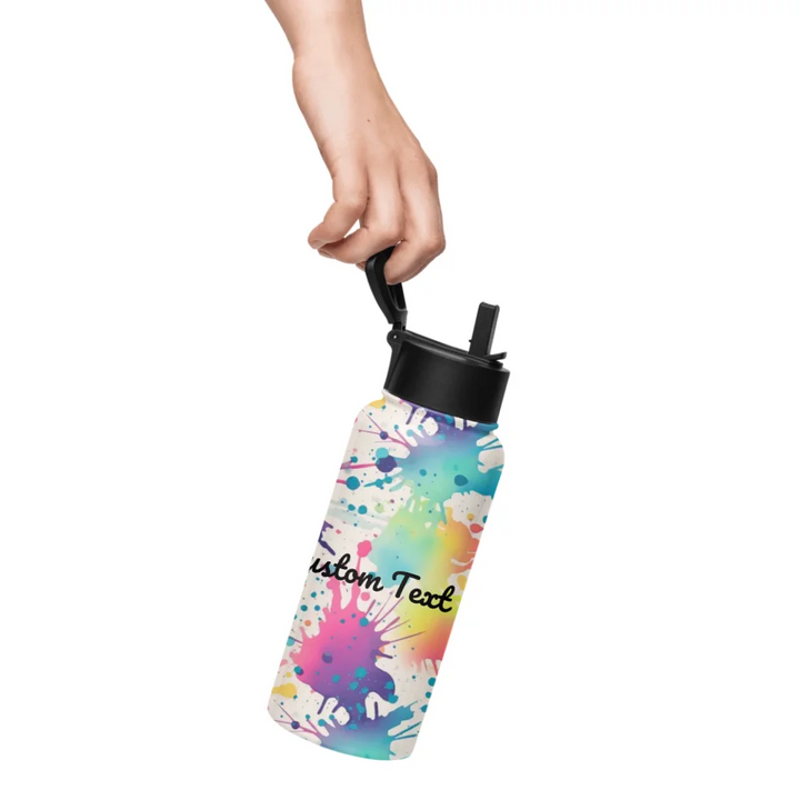 Custom Paint Splashes Bottles and Tumblers