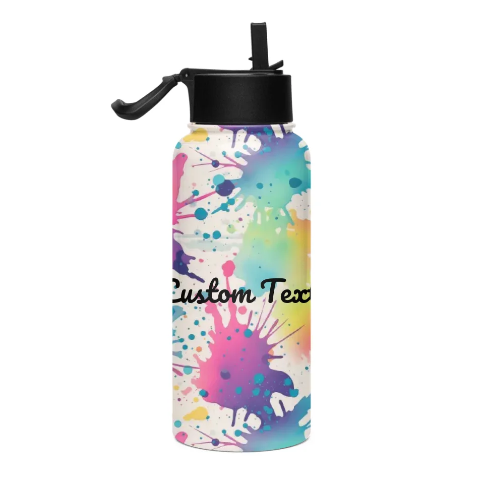 Custom Paint Splashes Bottles and Tumblers