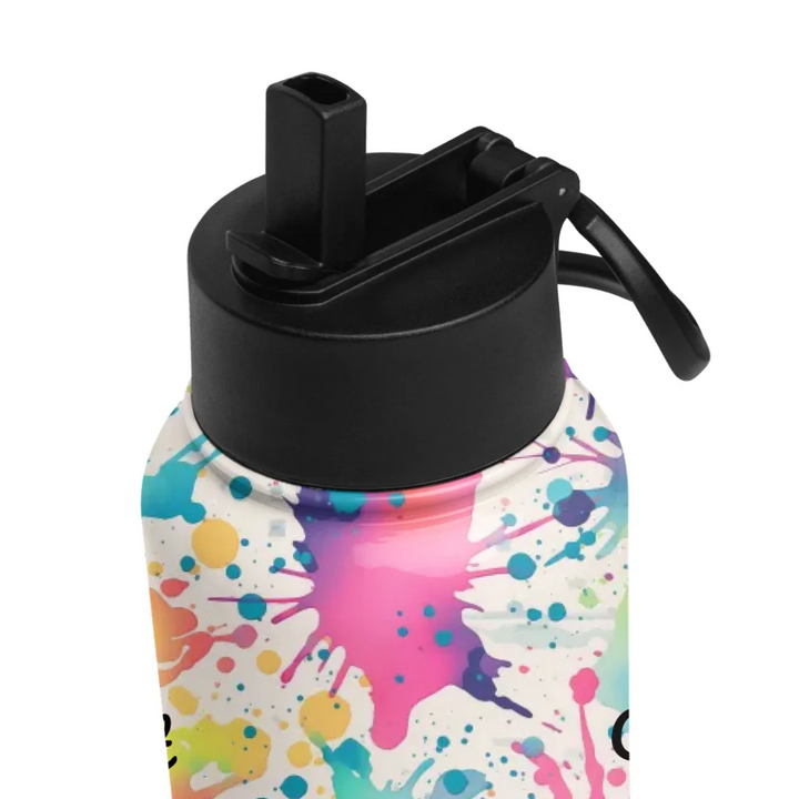 Custom Paint Splashes Bottles and Tumblers