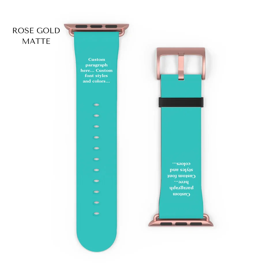 Watch Band Close-up Rose gold