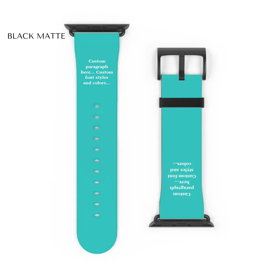 Watch Band Close-up Black