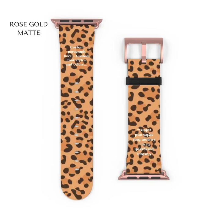 Watch Band Close-up Rose gold