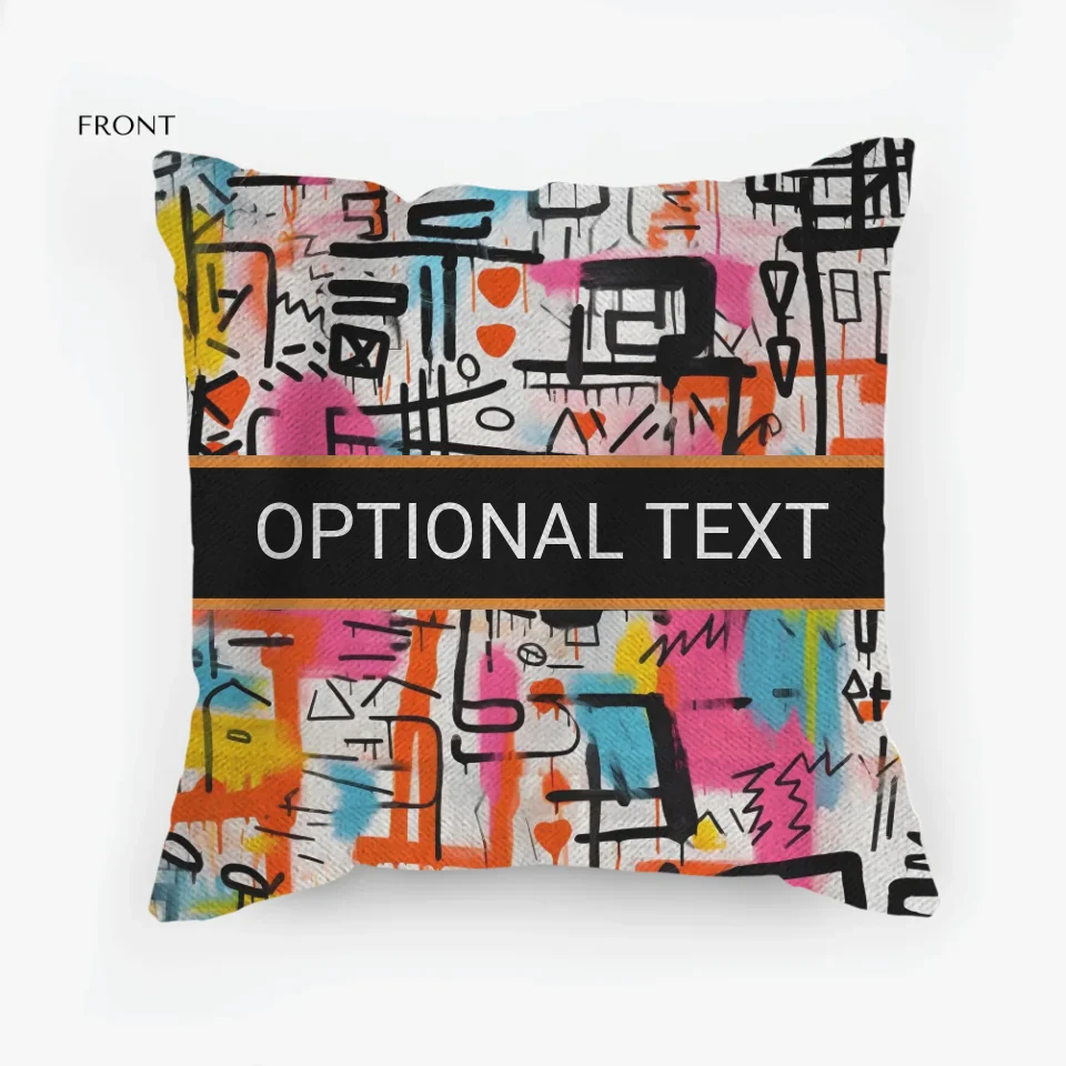 Custom Graffiti Throw Pillows