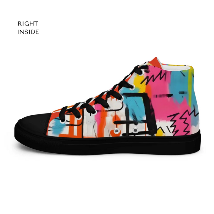 05_KinCustom_hightop_shoes_mockup_left_black_base_whitebg