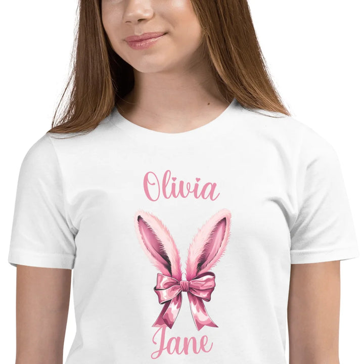 Custom T-Shirt | Easter Coquette Rabbit