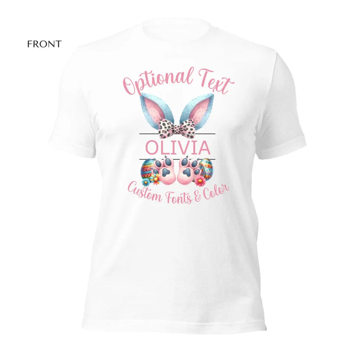 Custom T-Shirt | Easter Bunny Monogram