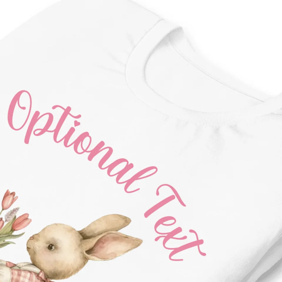 Custom T-Shirt | Watercolor Easter Rabbit