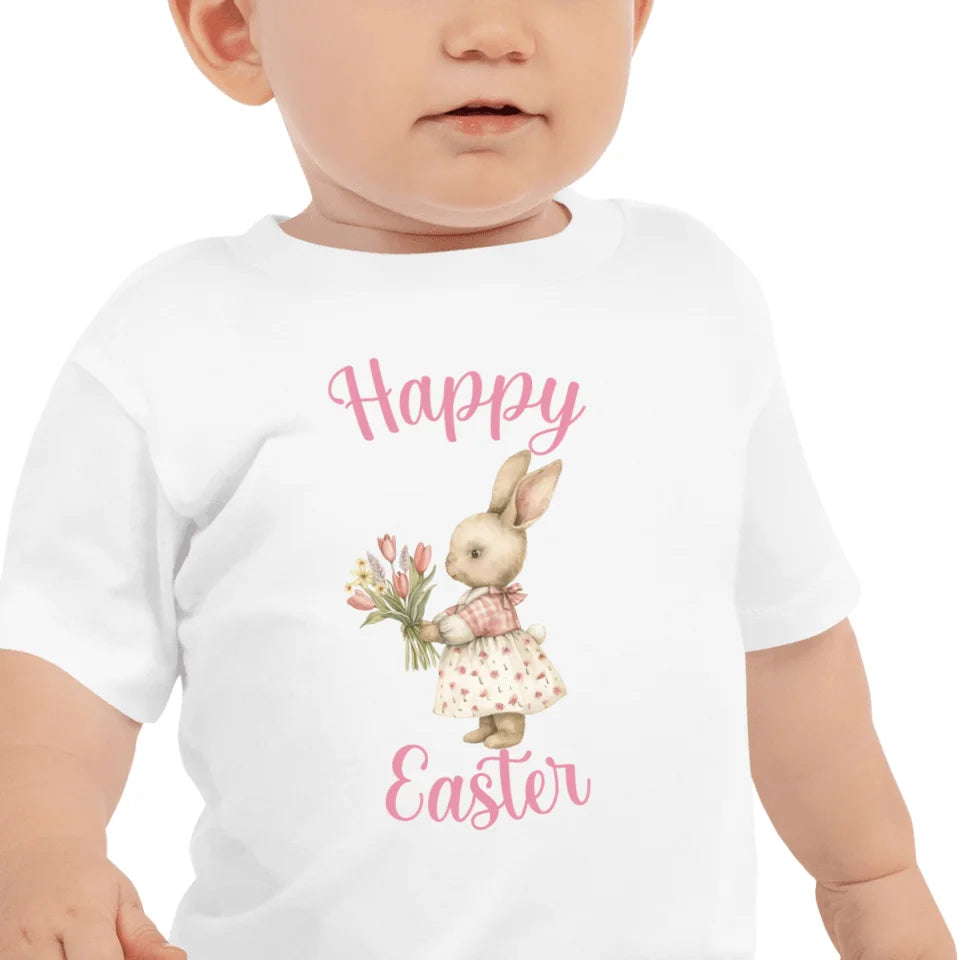 Custom T-Shirt | Watercolor Easter Rabbit