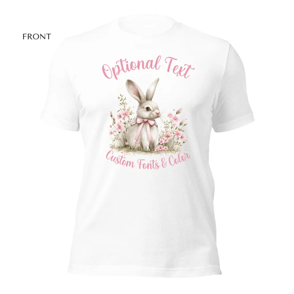 Custom T-Shirt | Pastel Pink Easter