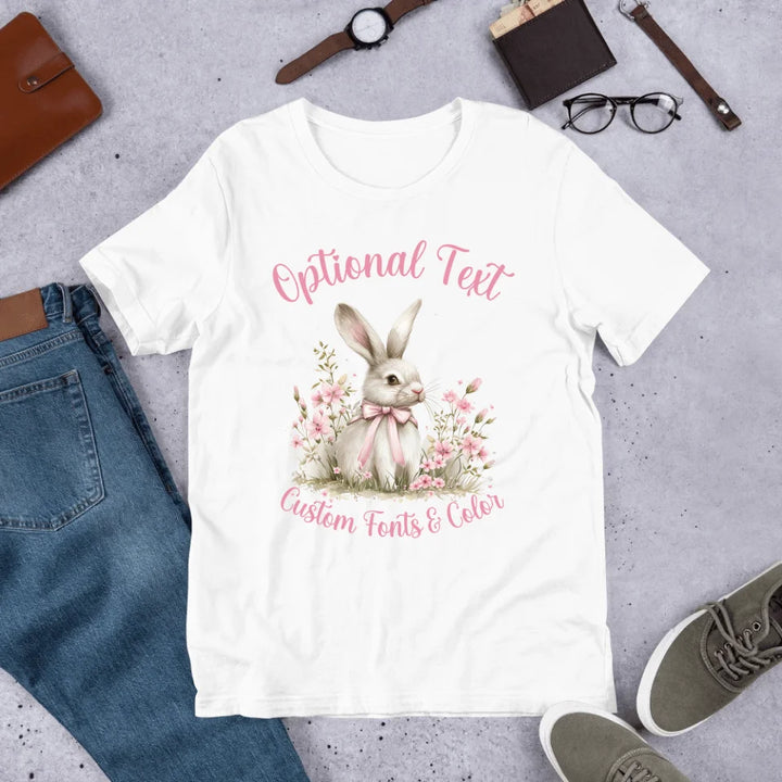 Custom T-Shirt | Pastel Pink Easter