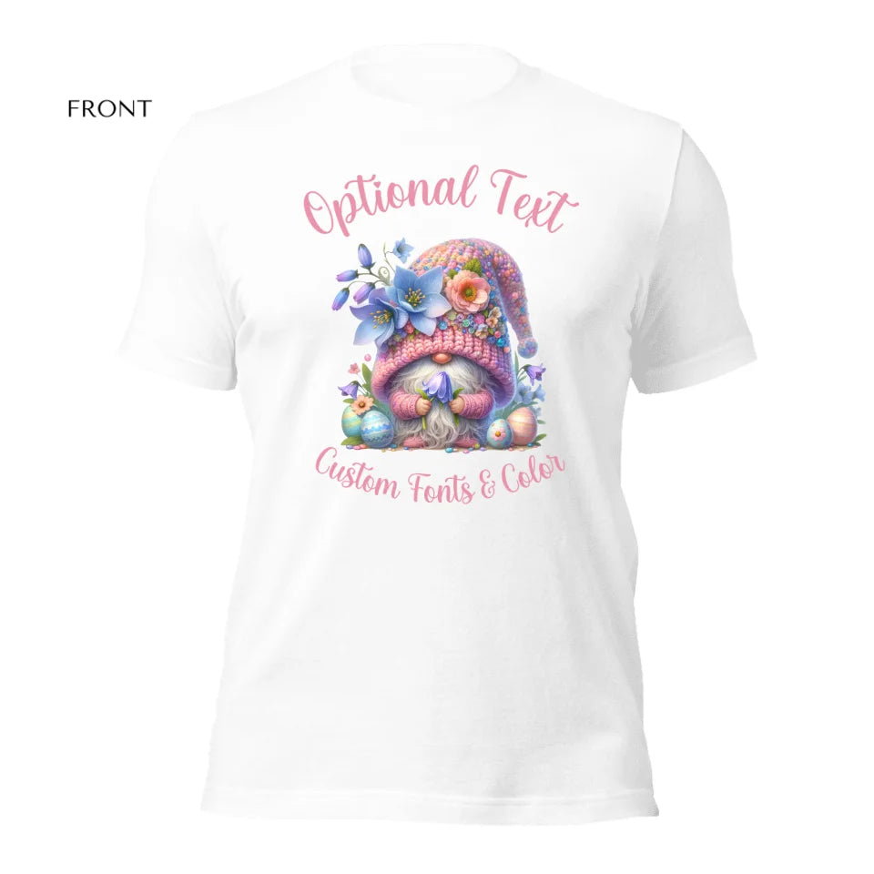 Custom T-Shirt | Watercolor Spring Easter Gnomes