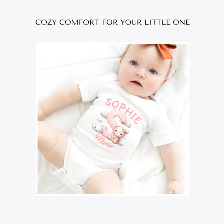 pink-letters-with-cute-clouds-and-bear-custom-baby-bodysuit-artfulane