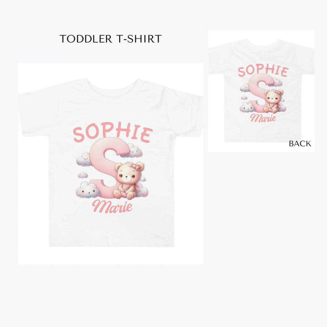 pink-letters-with-cute-clouds-and-bear-toddler-custom-t-shirt-artfulane