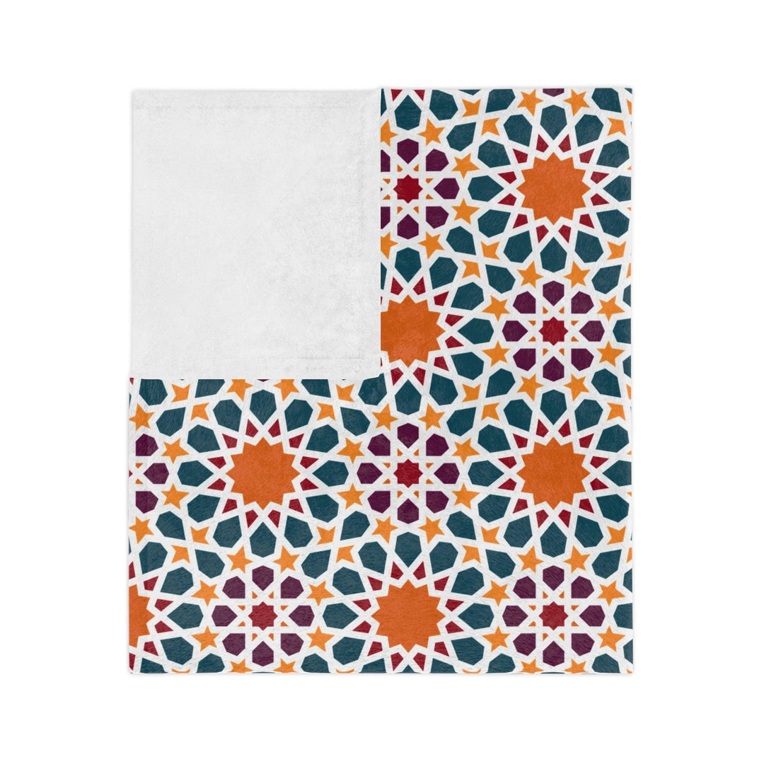 Geometric Moroccan Art Blanket - ARTFULANE