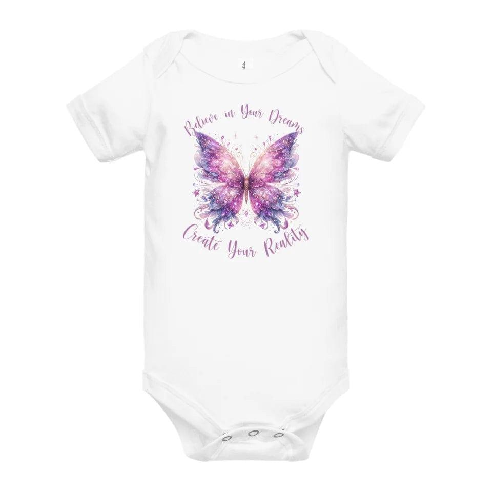 Custom Beautiful Glitter Print Butterflies T-Shirt - ART-TSH031 - ARTFULANE