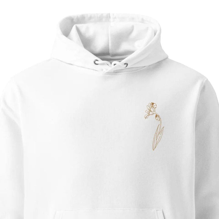 Custom Embroidered Flower Line Art Hoodie & Sweatshirt - ART-SWH300 - ARTFULANE