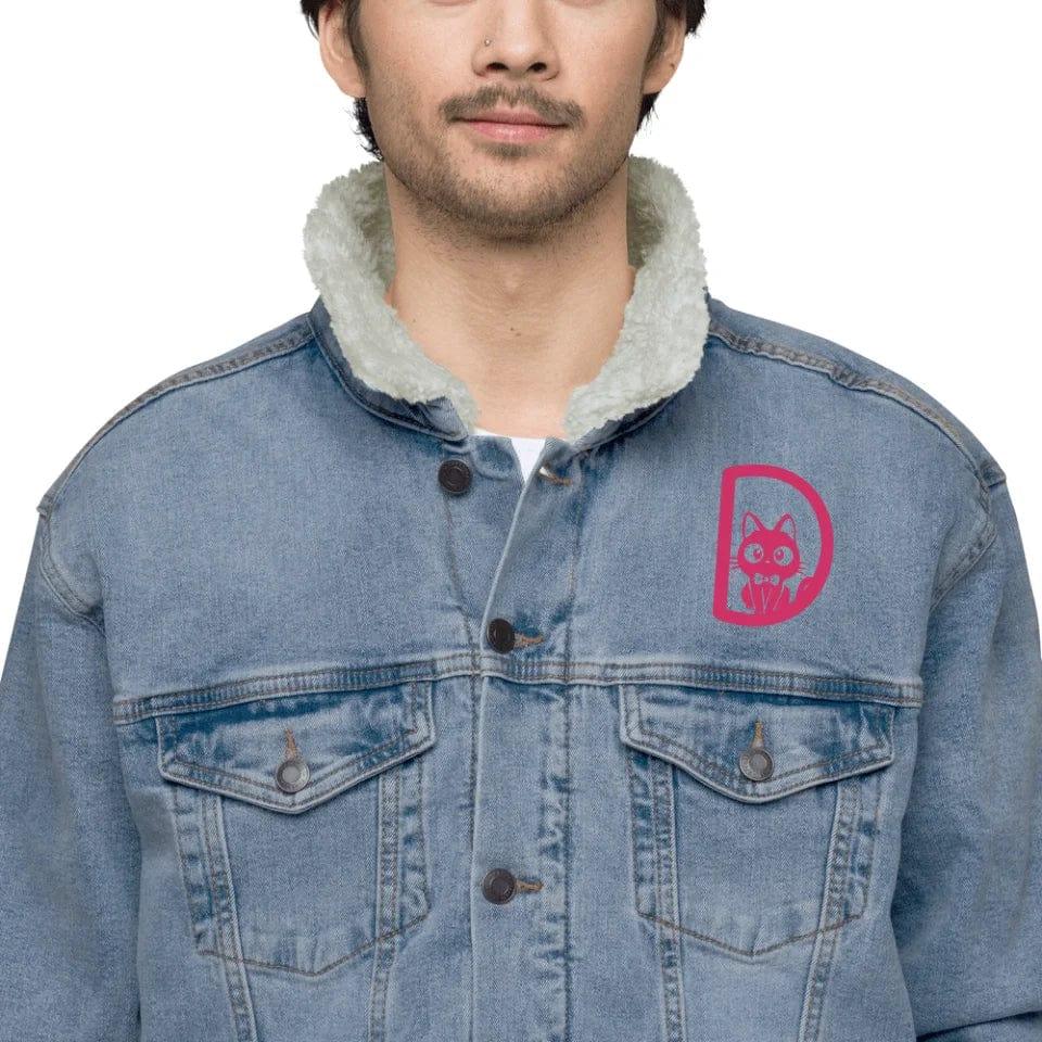 Custom Embroidered Love Cat Initial Jacket - ART-JKT257 - ARTFULANE