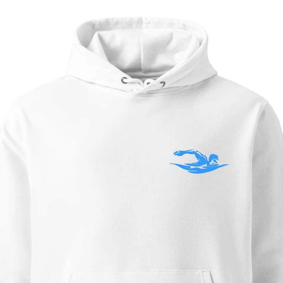 Custom Embroidered Swimming Silhouette Hoodie & Sweatshirt - ART-SWH317 - ARTFULANE