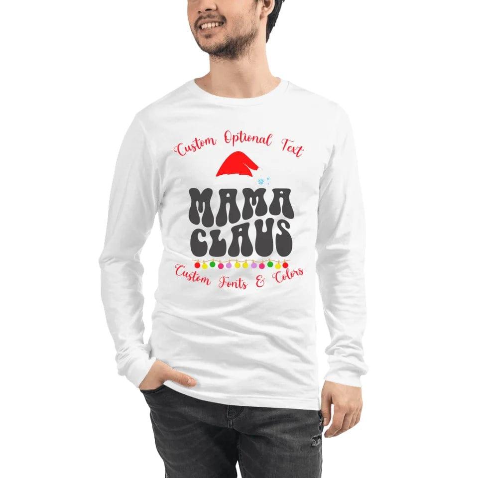 Custom Family Christmas Long Sleeve Tee - ART-LST241 - ARTFULANE