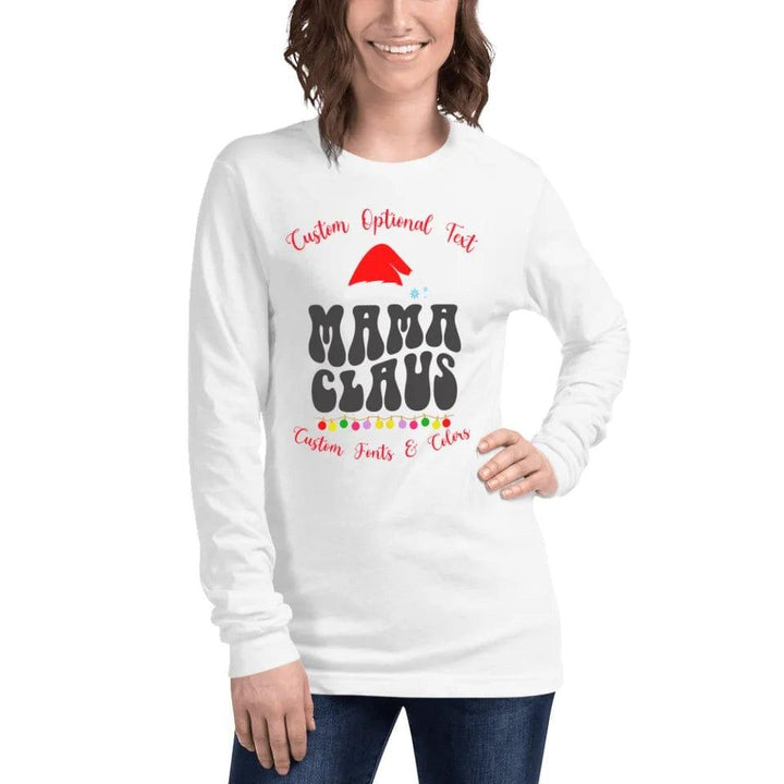 Custom Family Christmas Long Sleeve Tee - ART-LST241 - ARTFULANE