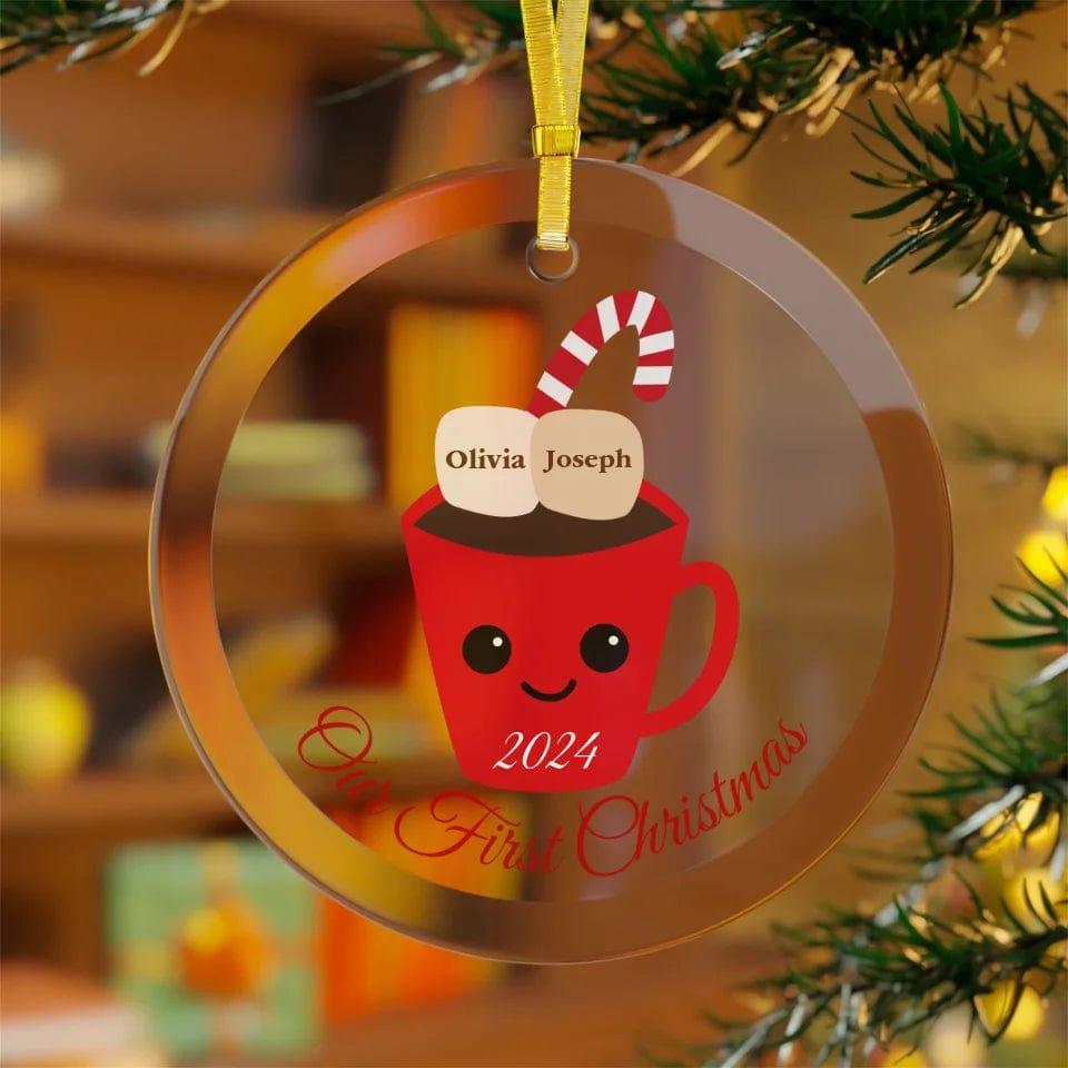 Custom Family Christmas Marshmallow Ornament - ARTFULANE