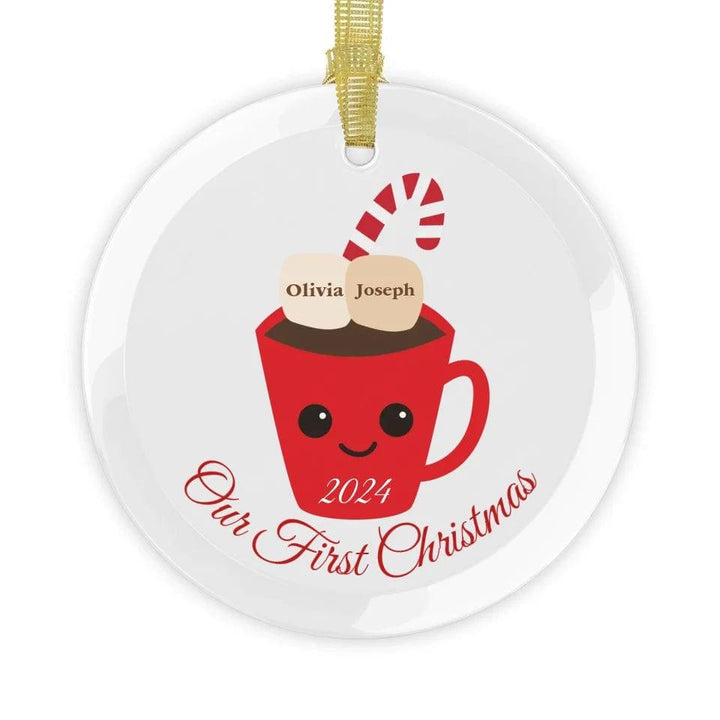 Custom Family Christmas Marshmallow Ornament - ARTFULANE