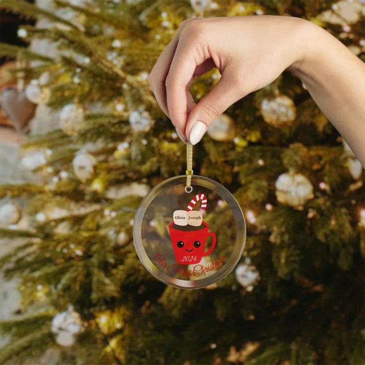 Custom Family Christmas Marshmallow Ornament - ARTFULANE