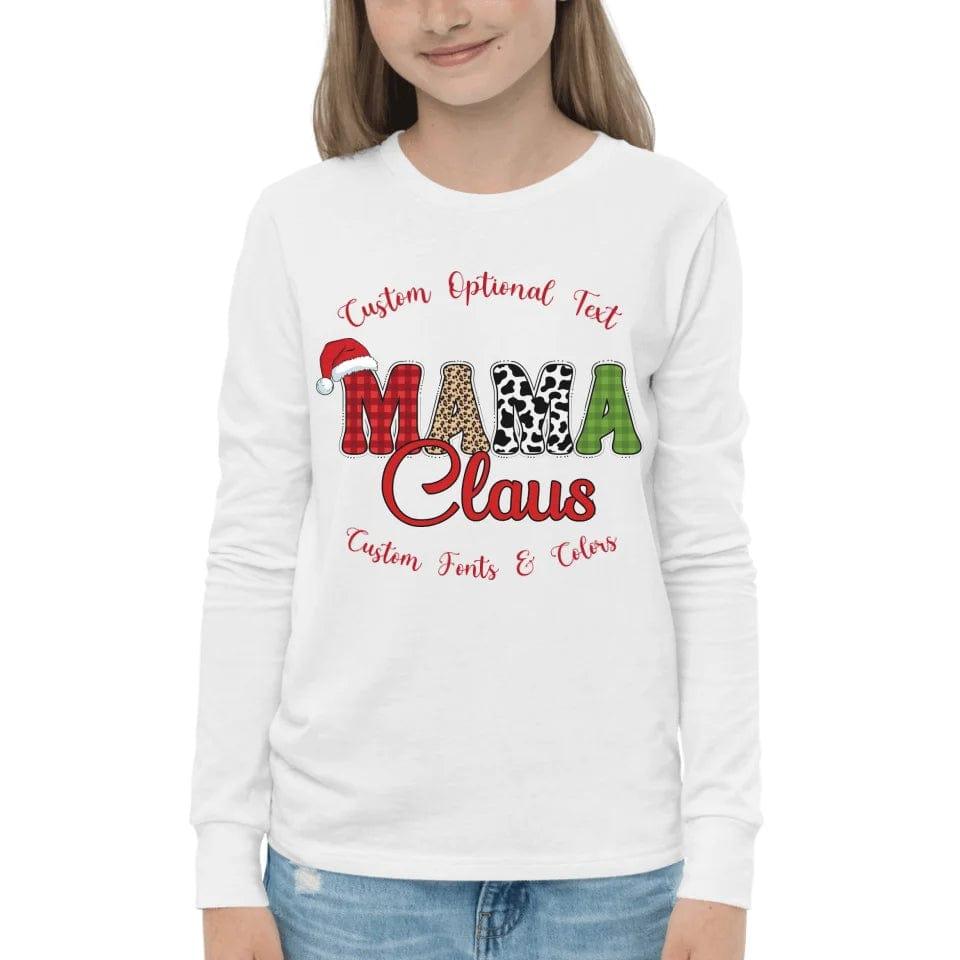 Custom Family Claus Long Sleeve Tee - ART-LST242 - ARTFULANE