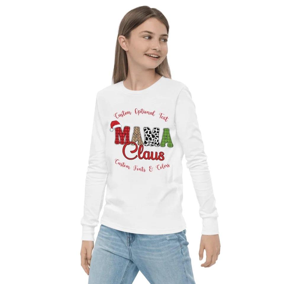 Custom Family Claus Long Sleeve Tee - ART-LST242 - ARTFULANE