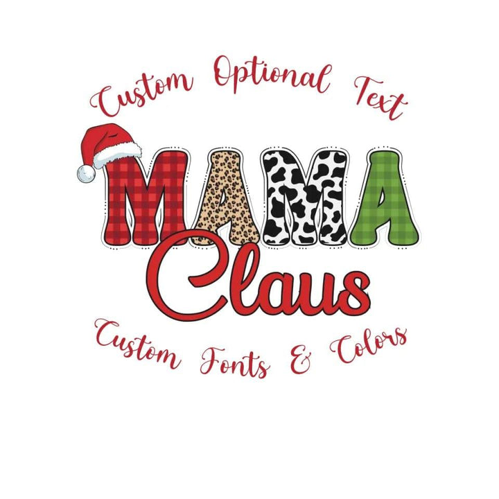 Custom Family Claus Long Sleeve Tee - ART-LST242 - ARTFULANE