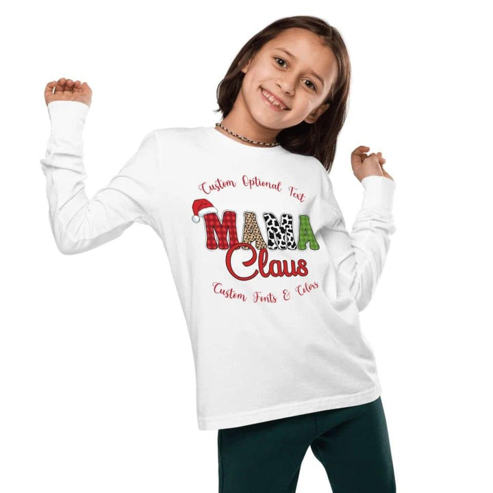 Custom Family Claus Long Sleeve Tee - ART-LST242 - ARTFULANE