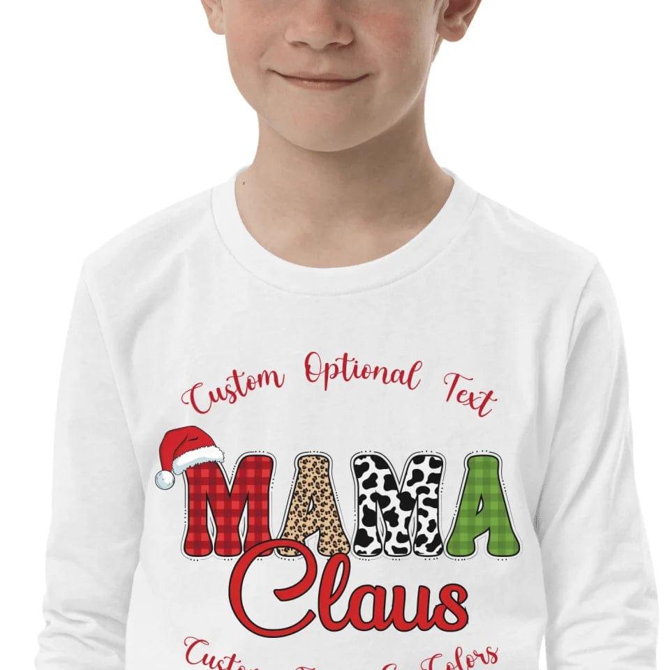 Custom Family Claus Long Sleeve Tee - ART-LST242 - ARTFULANE