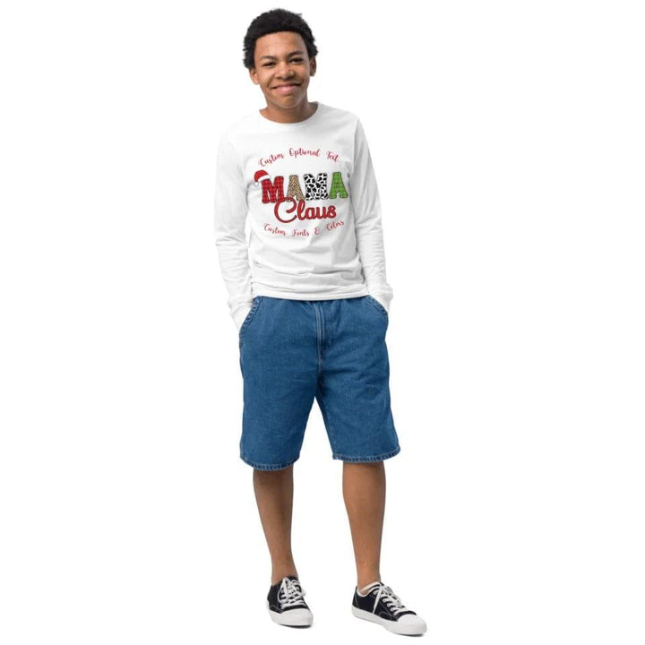 Custom Family Claus Long Sleeve Tee - ART-LST242 - ARTFULANE