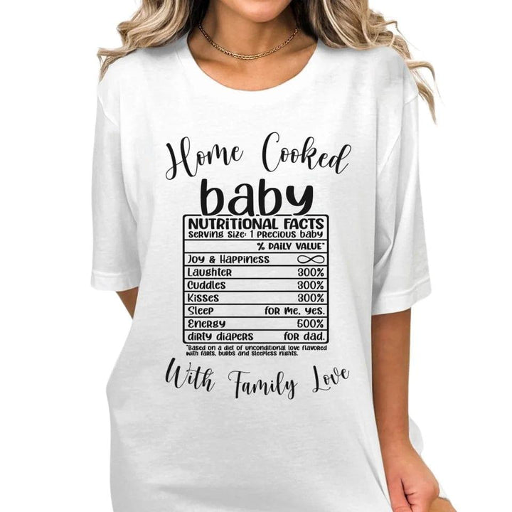 Custom Family Nutrition Facts T-Shirt - ART-TSH060 - ARTFULANE