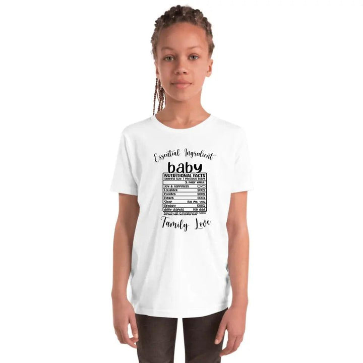 Custom Family Nutrition Facts T-Shirt - ART-TSH060 - ARTFULANE