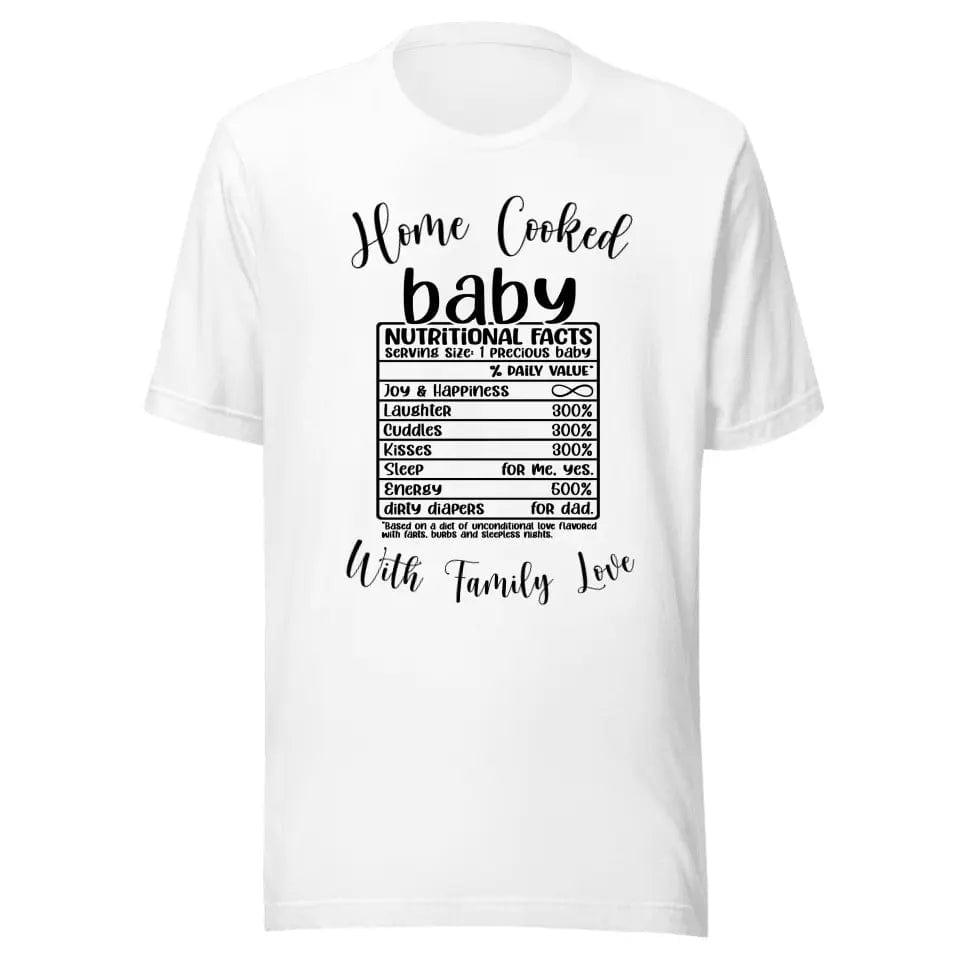 Custom Family Nutrition Facts T-Shirt - ART-TSH060 - ARTFULANE