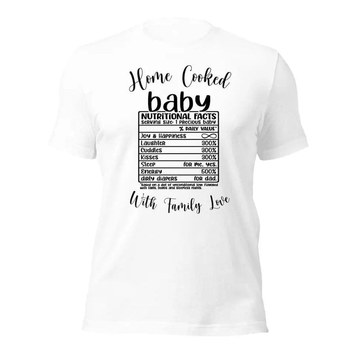 Custom Family Nutrition Facts T-Shirt - ART-TSH060 - ARTFULANE