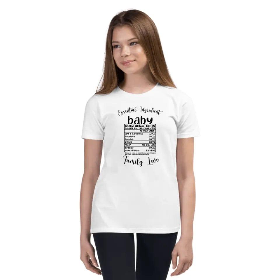 Custom Family Nutrition Facts T-Shirt - ART-TSH060 - ARTFULANE