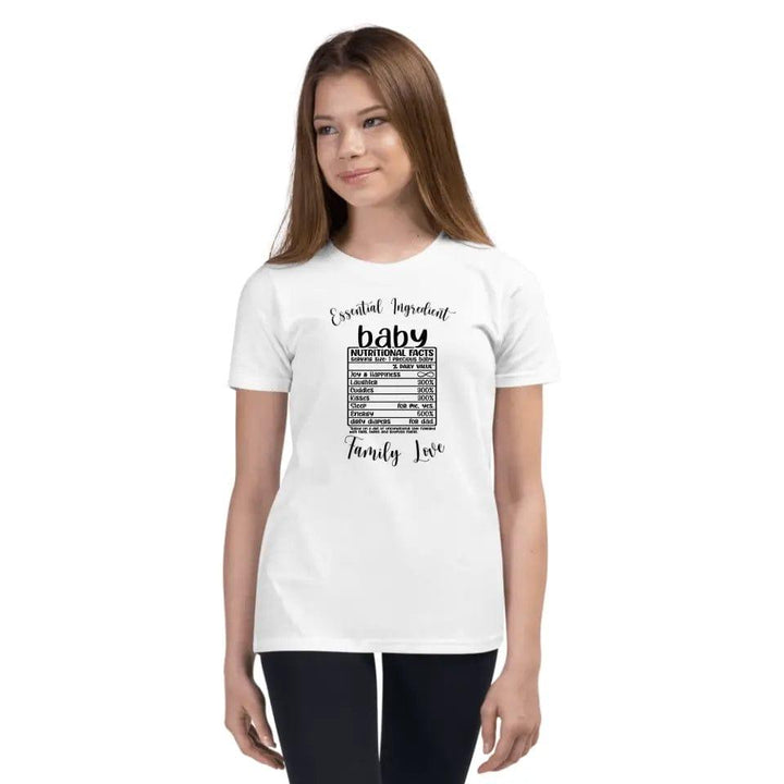 Custom Family Nutrition Facts T-Shirt - ART-TSH060 - ARTFULANE