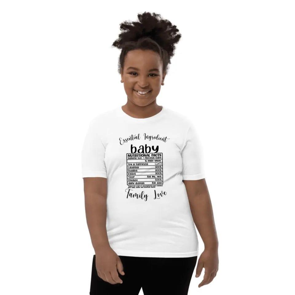 Custom Family Nutrition Facts T-Shirt - ART-TSH060 - ARTFULANE