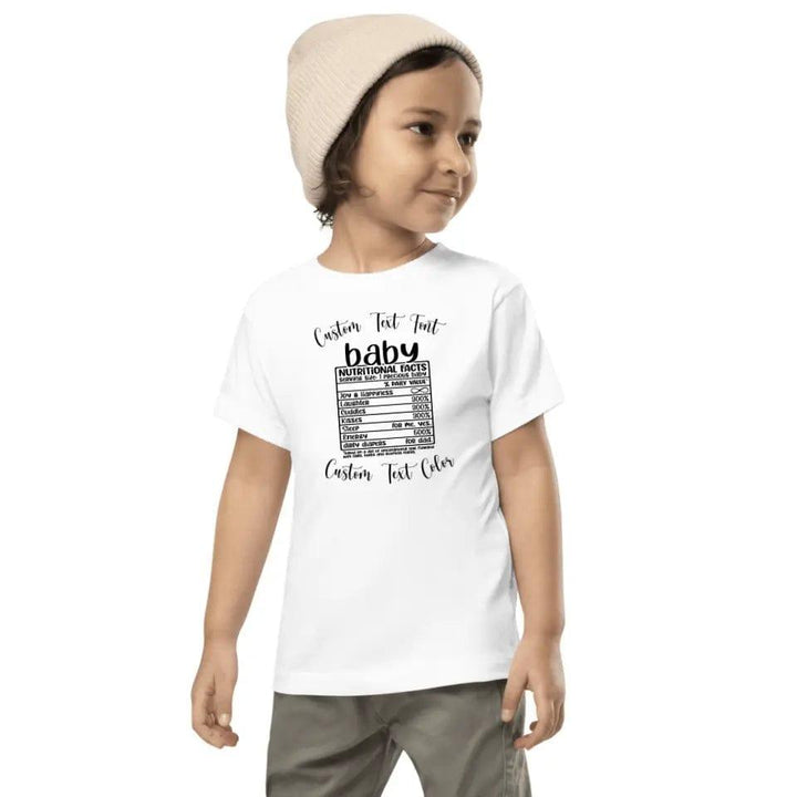 Custom Family Nutrition Facts T-Shirt - ART-TSH060 - ARTFULANE